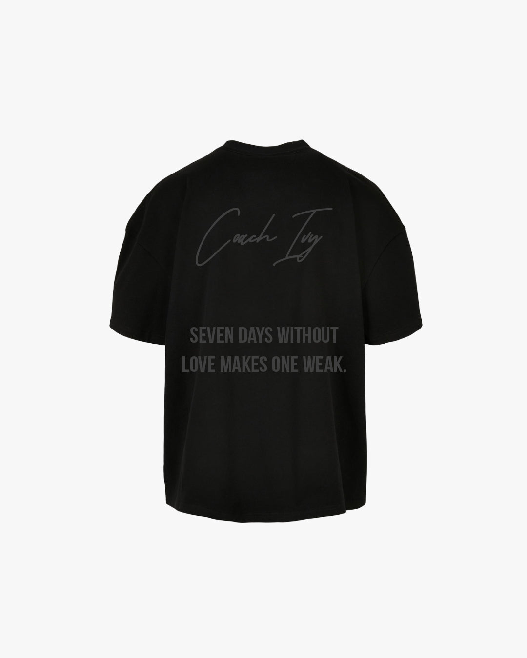 Seven Days Reflective T-shirt - Black