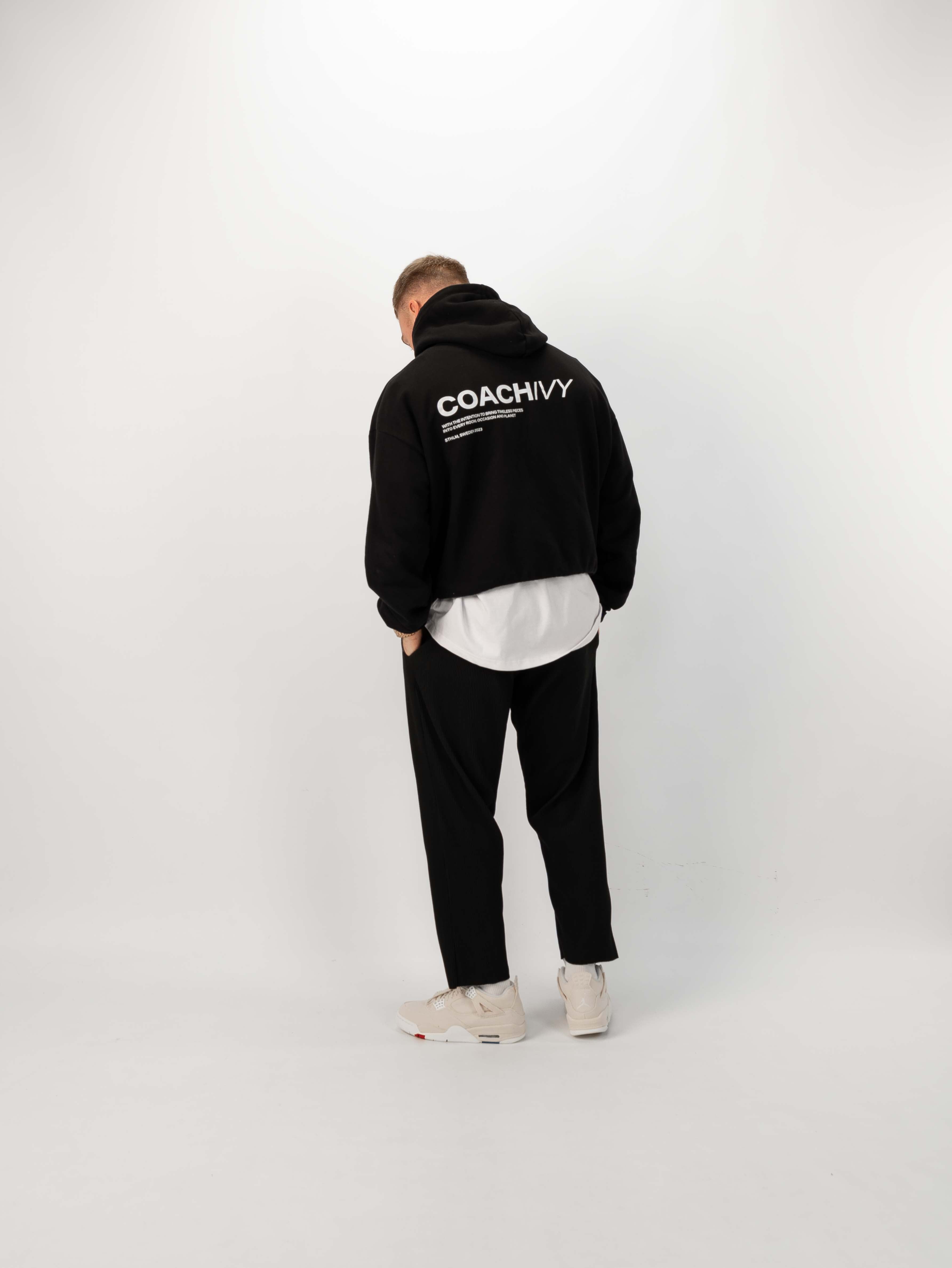 Black coach online hoodie