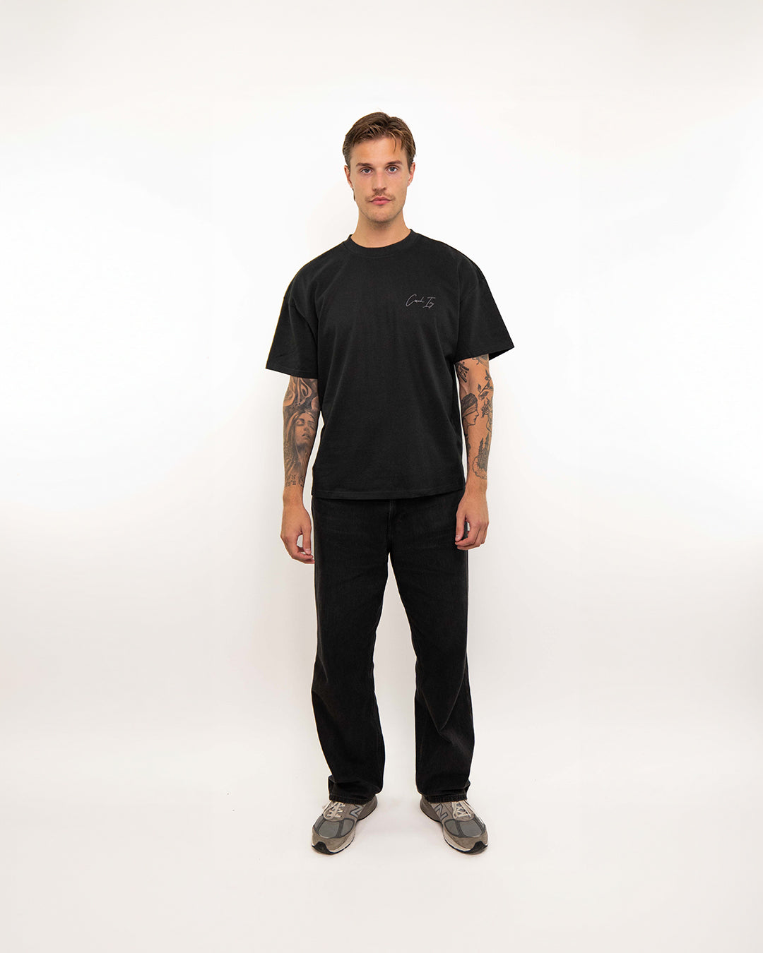 Seven Days Reflective T-shirt - Black