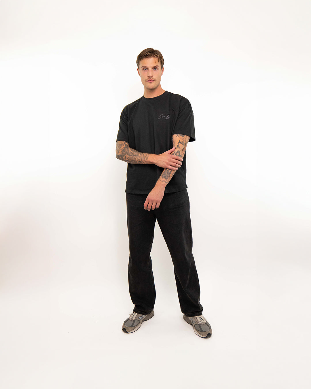 Seven Days Reflective T-shirt - Black