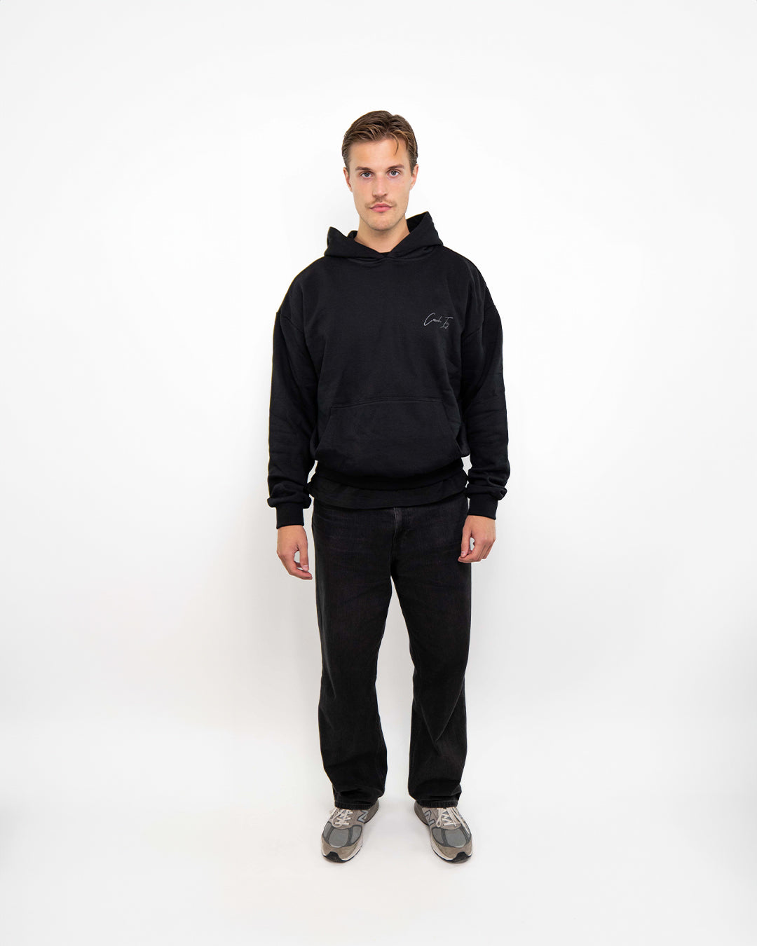 Seven Days Reflective Hoodie - Black